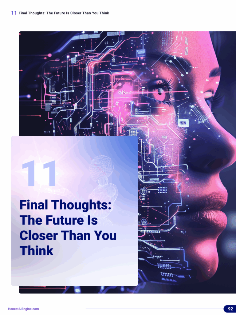 Chapter 11: Final Thoughts: The Future Is Closer Than You Think