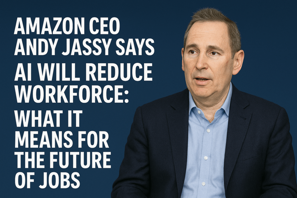 Amazon CEO Andy Jassy Says AI Will Reduce Workforce What It Means for the Future of Jobs