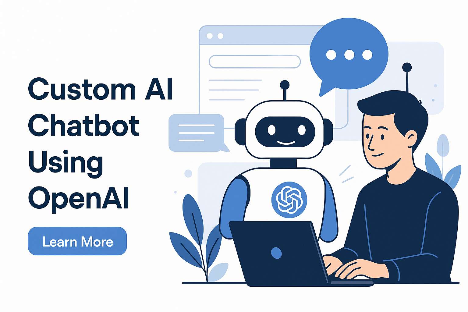 Custom AI chatbot using OpenAI