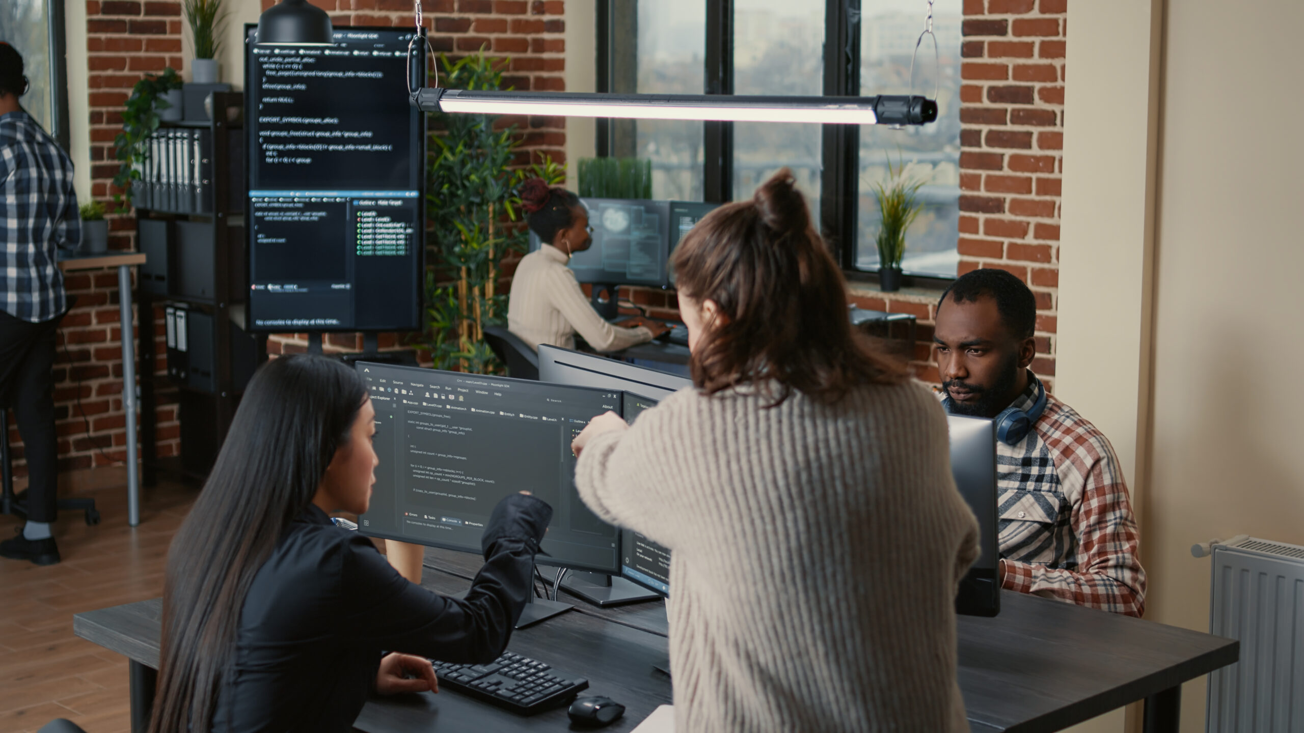 Technical team manually cross-referencing RFQs and OEM manuals