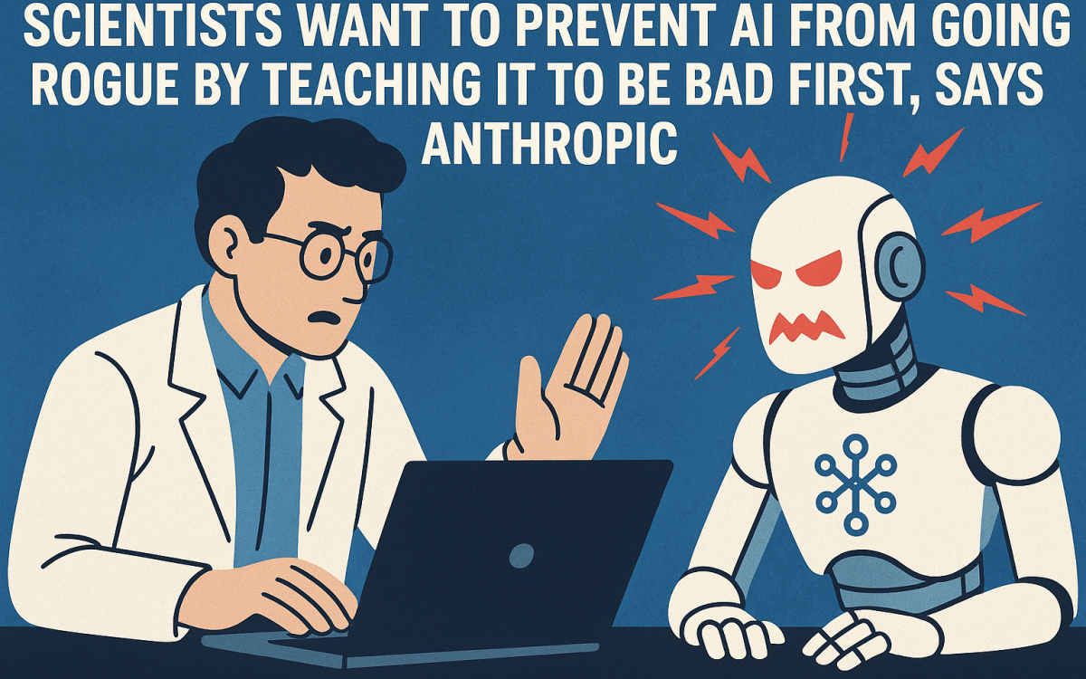 Scientists Want to Prevent AI From Going Rogue by Teaching It to Be Bad First, Says Anthropic